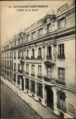 Ak Paris IX, L'Hotel de la Societe, Rue D'Athenes 6