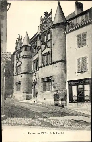 Ak Poitiers Vienne, L'Hotel de la Prevote