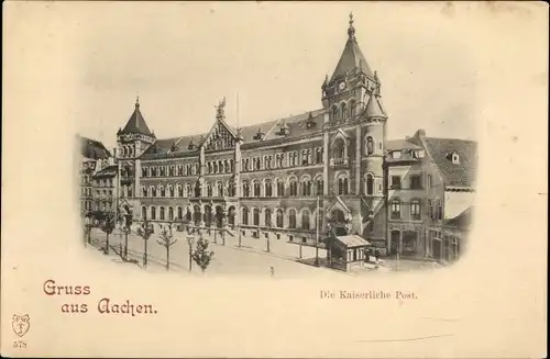 Ak Aachen in Nordrhein Westfalen, Kaiserliche Post