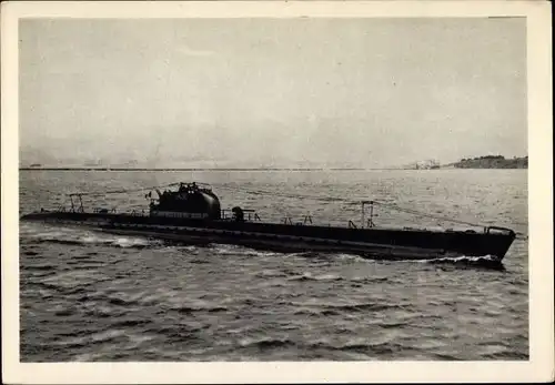Ak Französisches U Boot, Pallas, Sous Marin