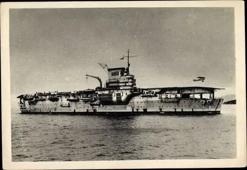 Ak Französisches Kriegsschiff, Bearn, Flugzeugträger, Porte avions