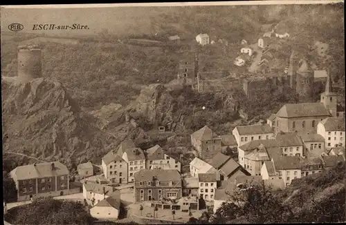 Ak Esch sur Sure Esch an der Sauer Luxemburg, Panorama
