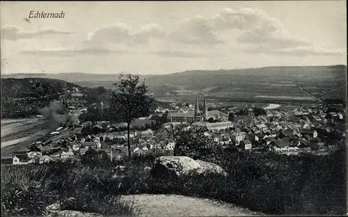 Ak Echternach Luxemburg, Panorama