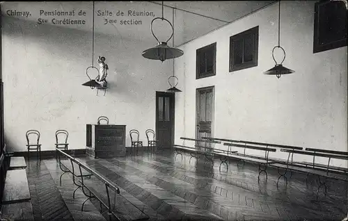 Ak Chimay Wallonien Hennegau, Pensionnat de Ste Cretienne, Salle de Reunion 3me section
