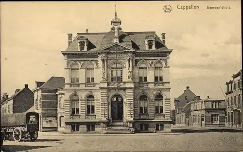 Ak Cappellen Kapellen Flandern Antwerpen, Gemeentehuis