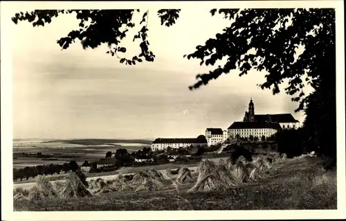 Ak Neresheim in Württemberg, Benediktiner Abtei, Panorama