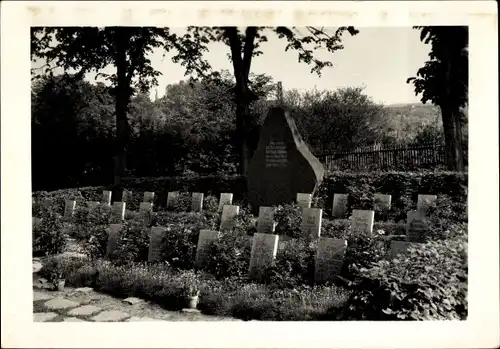 Ak Pößneck in Thüringen, Oberer Friedhof