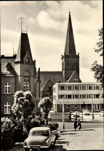 Ak Bergen Insel Rügen, Marienkirche