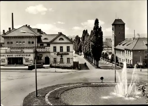 Ak Eisenberg Thüringen, Platz der Republik, Karl Marx Lichtspiele