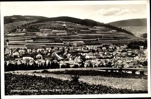 Ak Steinbach Hallenberg im Thüringer Wald, Blick nach dem Arzberg