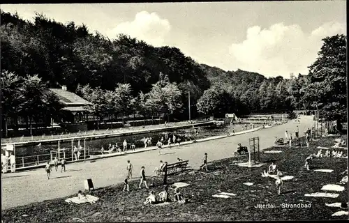 Ak Wald im Rheinland Solingen, Ittertal, Strandbad