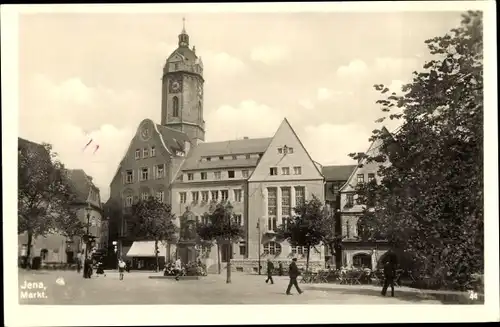 Ak Jena in Thüringen, Der Marktplatz