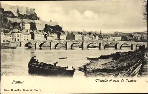 Ak Namur Wallonien, Citadelle et pont de Jambes