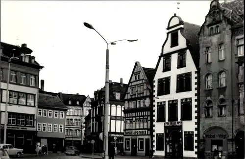 Ak Erfurt in Thüringen, Straße, Straßenansicht, Fachwerkhaus