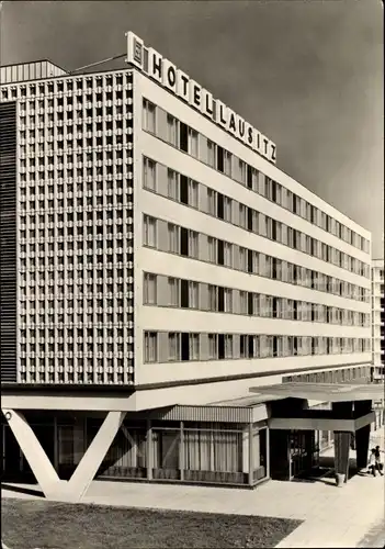 Ak Cottbus in der Niederlausitz, Hotel Lausitz, Außenansicht