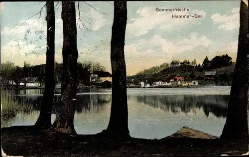 Ak Ak Hamr na Jezeře Hammer am See Region Reichenberg, Partie am Hammersee