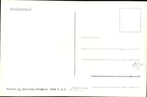 Ak Huedin Bánffyhunyad Heynod Rumänien, Ref. templom