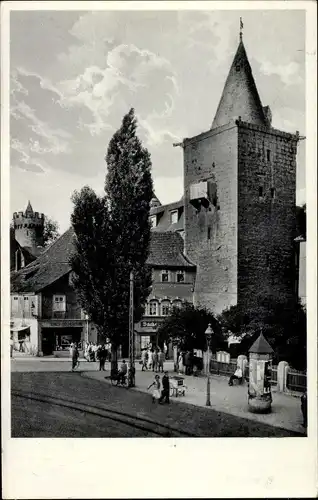 Ak Jena in Thüringen, Johannistor und Pulverturm