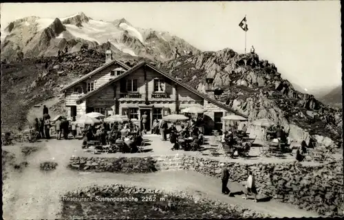Ak Schweiz, Restaurant Sustenpasshöhe