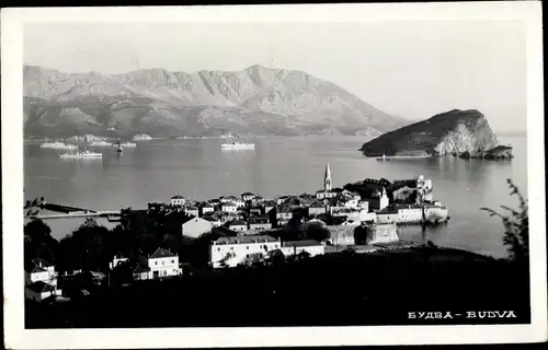 Ak Budva Montenegro, Gesamtansicht