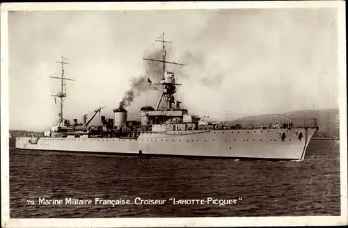 Ak Französisches Kriegsschiff, Marine Militaire Francaise, Lamotte Picquet