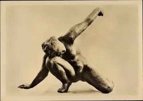 Ak Plastik von Georg Kolbe, Ruf der Erde 1933