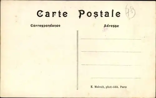 Ak Cernay la Ville Yvelines, La Poste