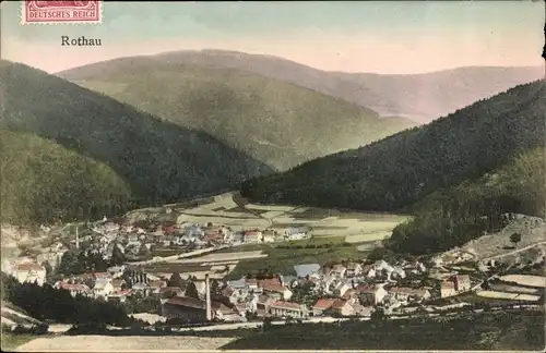 Ak Rothau Elsass Bas Rhin, Panorama