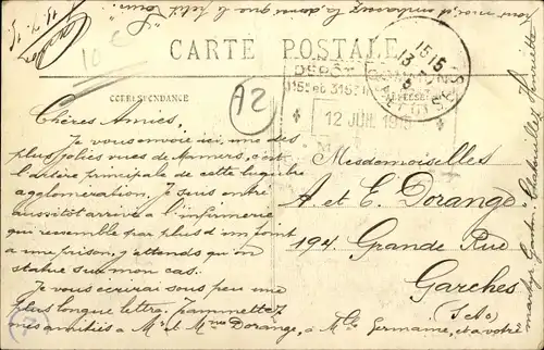 Ak Mamers Sarthe, Rue Nationale