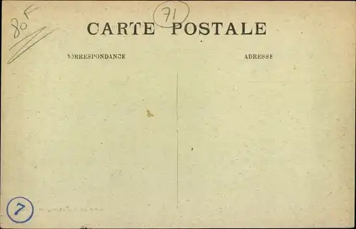 Ak Épinac les Mines Saône et Loire, La Garenne, Rue Lestiboudois