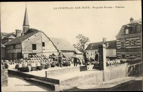 Ak Lachapelle-aux-Pots Oise, Poteries
