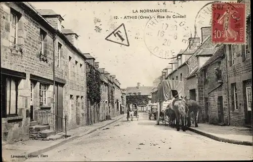 Ak Athis de l'Orne, Rue du Conseil