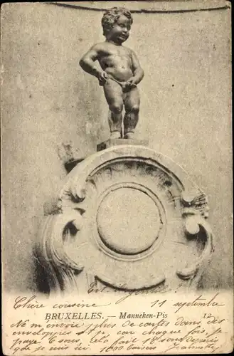 Ak Bruxelles Brüssel, Manneken-Pis
