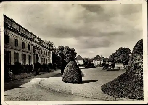 Ak Dessau in Sachsen Anhalt, Marstall, Lustgarten, F. W. v. Erdmannsdorf