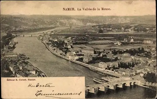 Ak Namur Wallonien, La Vallee de la Meuse