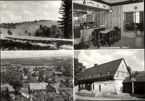 Ak Landwüst Markneukirchen im Vogtland, Konsum-Gaststätte Zum Stern