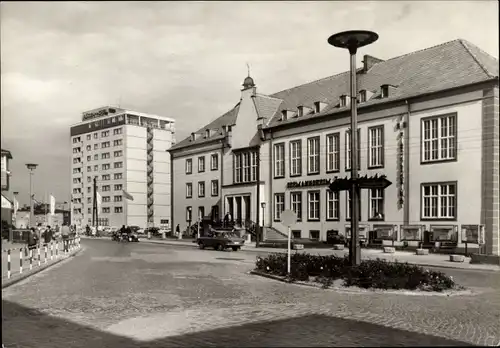 Ak Sassnitz auf der Insel Rügen, Seemannsheim John Schehr und Rügenhotel