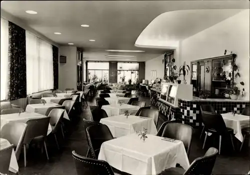 Ak Ostseebad Kühlungsborn, FDGB Erholungsheim Jochen Weigert, Cafe