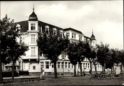 Ak Ostseebad Ahlbeck Heringsdorf auf Usedom, FDGB Heim Bernhard Göring