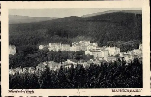 Ak Mariánské Lázně Marienbad Region Karlsbad, Gesamtansicht