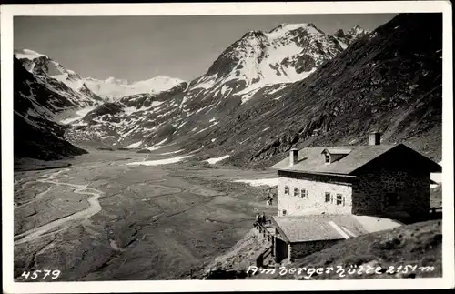 Ak Gries im Sulztal Tirol, Amberger Hütte