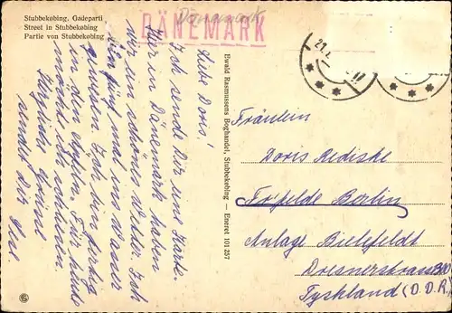 Ak Stubbekøbing Stubbeköbing Dänemark, Straßenpartie