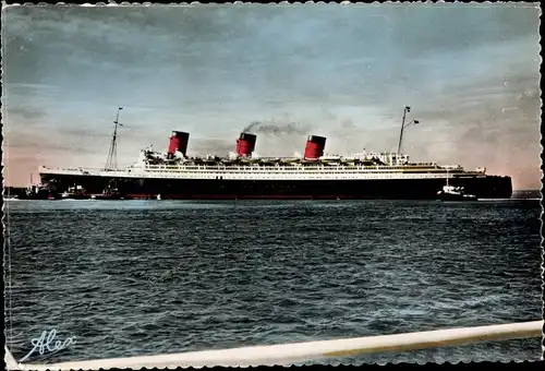 Ak Dampfer, Dampfschiff, Le Grande Paquebot Queen Mary, Cunard Line