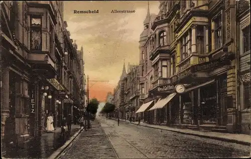 Ak Remscheid im Bergischen Land, Alleestraße