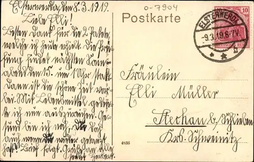 Ak Elsterwerda in Brandenburg, Otto-Straße