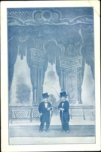 Ak Steiner's unstreitig kleinste Liliputaner der Welt