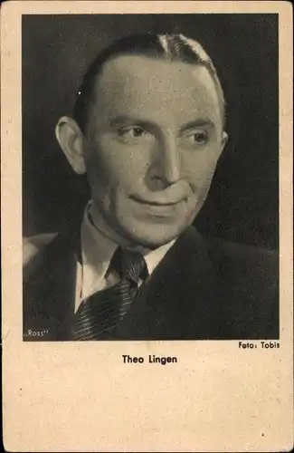 Ak Schauspieler Theo Lingen, Portrait