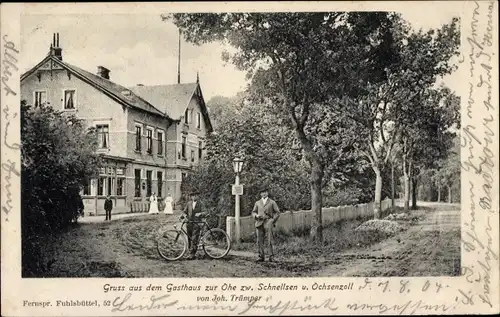 Ak Garstedt Lüneburger Heide Niedersachsen, Gasthaus zur Ohe, zwischen Schnelsen und Ochsenzoll