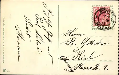 Ak Durban Südafrika, Ocean Beach, The Upper Walk