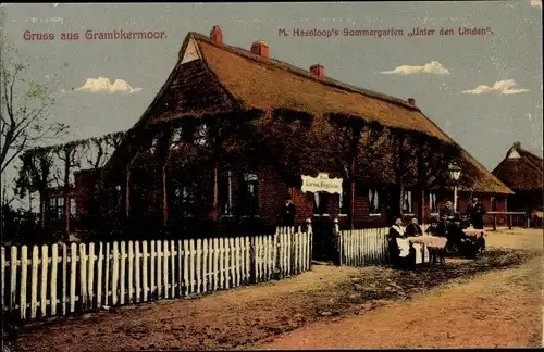 Ak Grambkermoor Burglesum Hansestadt Bremen, Sommergarten Unter den Linden